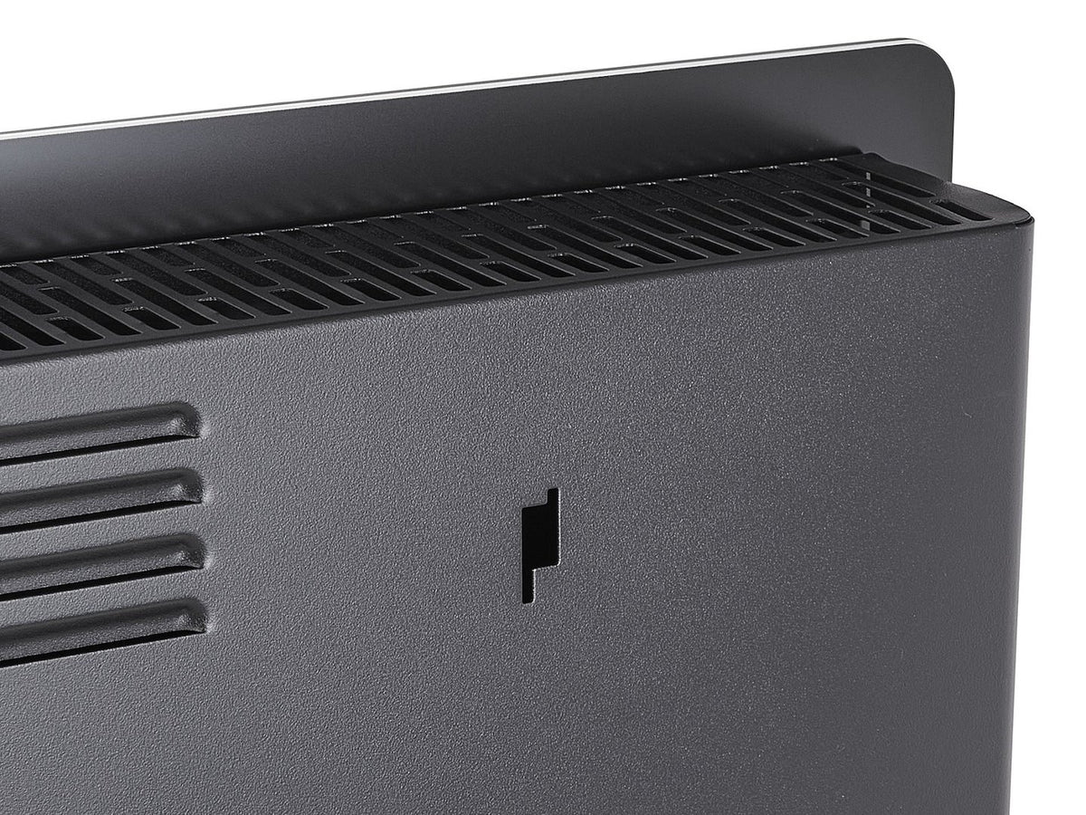 Glazen convectorkachel met LCD, afstandsbediening en WiFi 2500W (zwart)