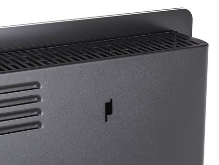 Glazen convectorkachel met LCD, afstandsbediening en WiFi 2500W (zwart)
