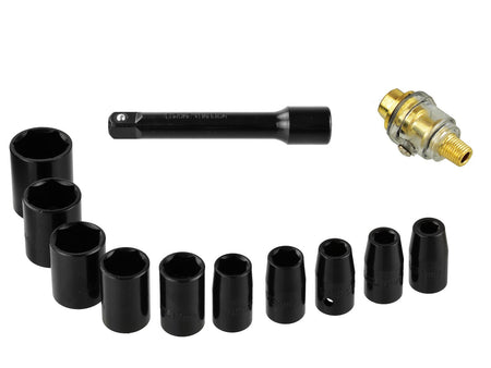 1/2" Lucht-slagschroevendraaier met 8-27mm dopset