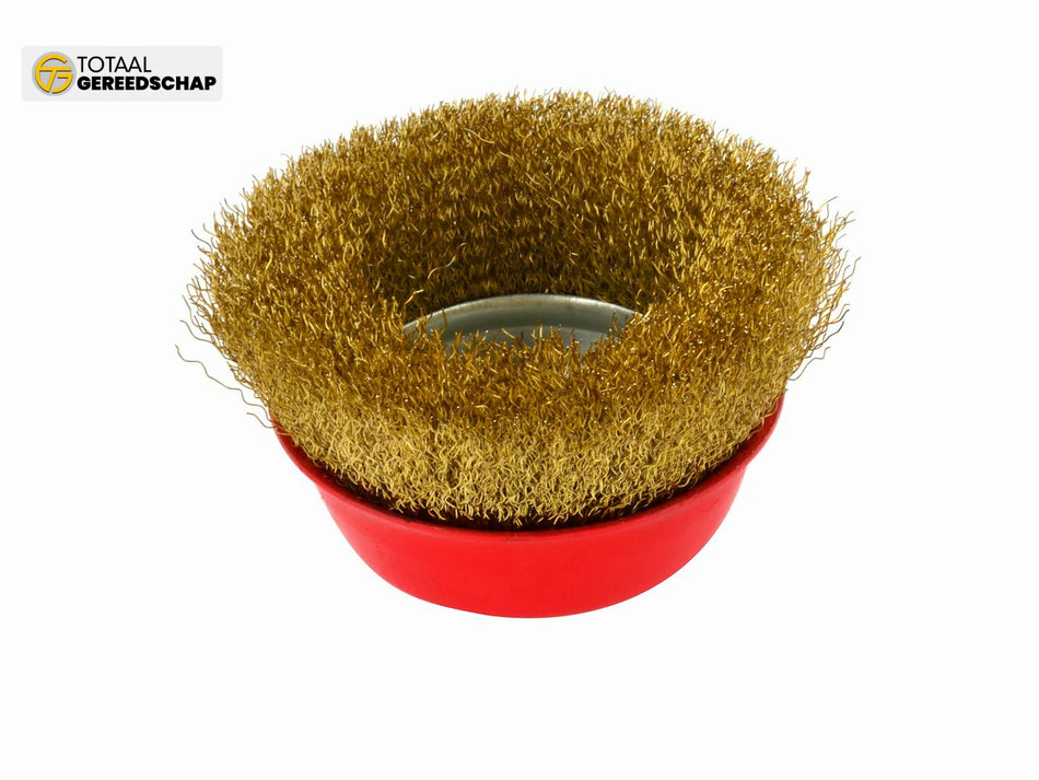 Brass Crimped Wire Cup Brush 125mm/5" M14