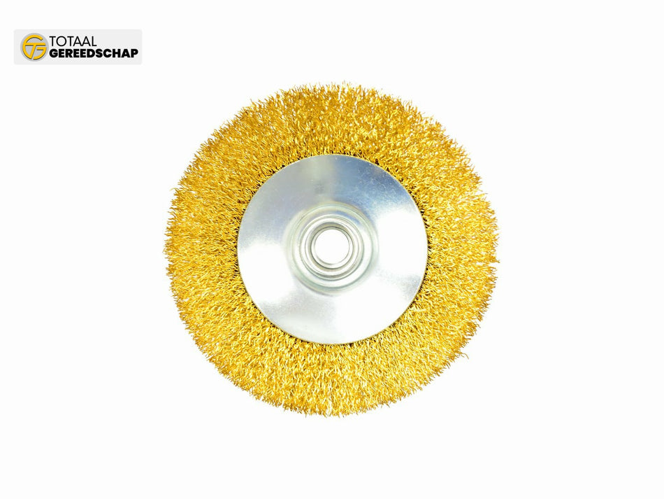 Brass Crimped Wire Wheel Brush 115mm  M14