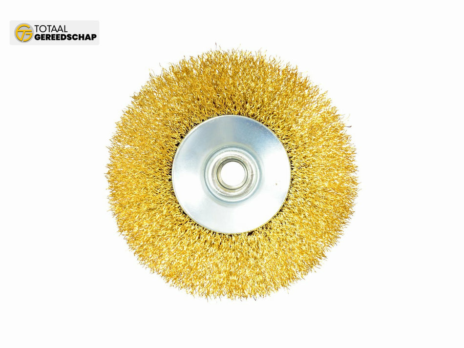 Brass Crimped Wire Wheel Brush 125mm  M14
