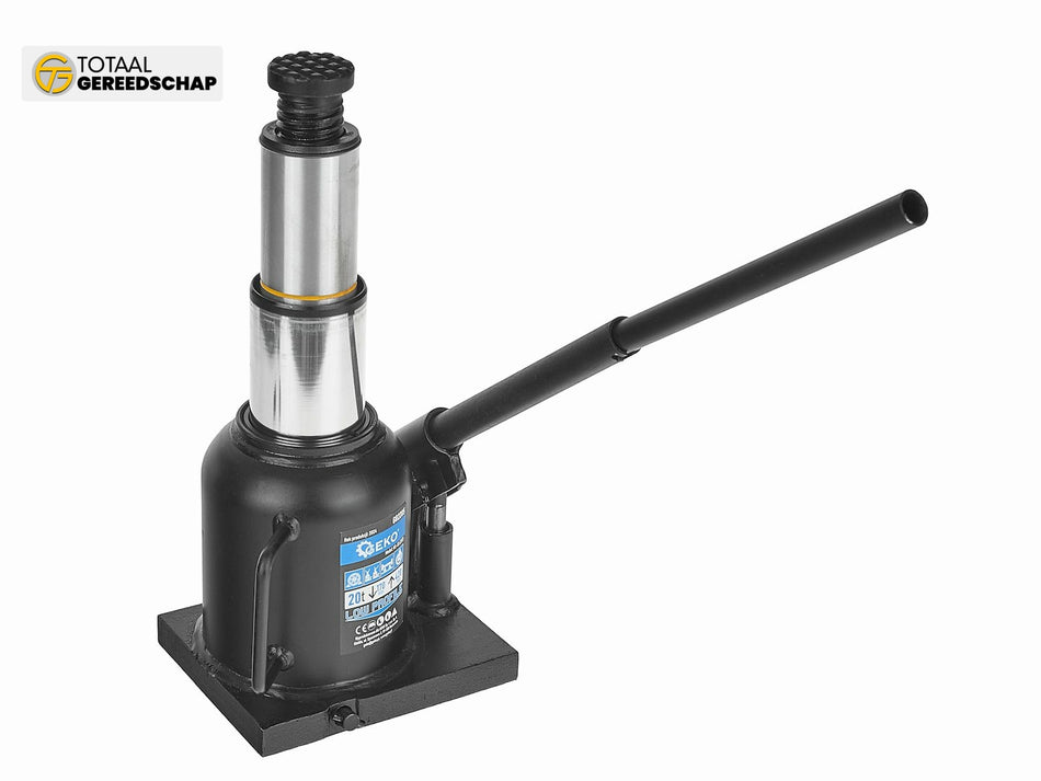 Double ram welded bottle jack low profile 20T