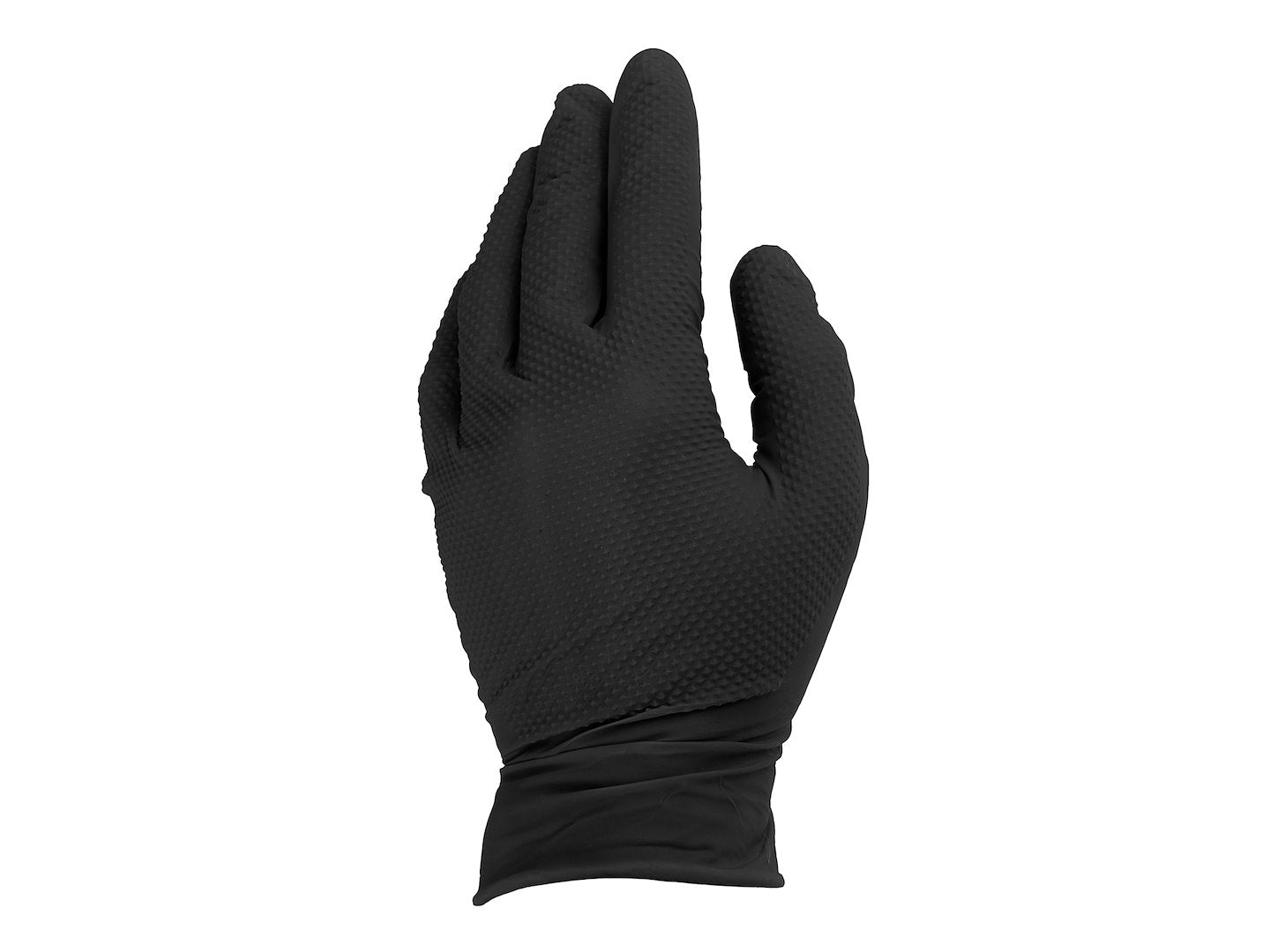 Nitrilhandschoenen SOLID GRIP 50 stuks maat M, zwart