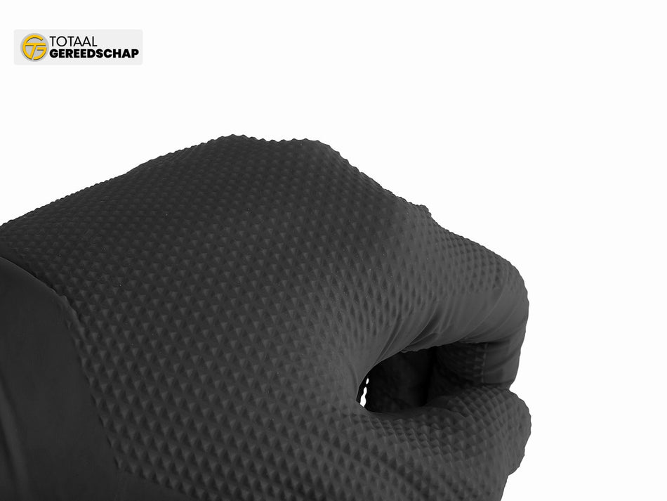 Nitrlile gloves SOLID GRIP 50pcs size L, black