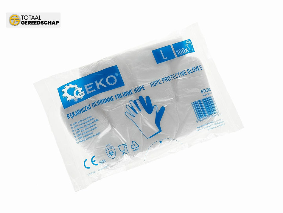 HDPE protective gloves 100pcs