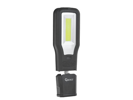 Powerbank werkplaatslamp met magneet en lichtregeling + oplaadstation LED COB 10W + 5W 2000mAh 550lm IP54