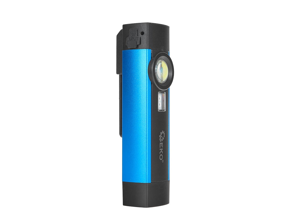Multifunctionele zaklamp met magneet en UV LED COB 5W 2000mAh 300lm IP54 – displaydoos