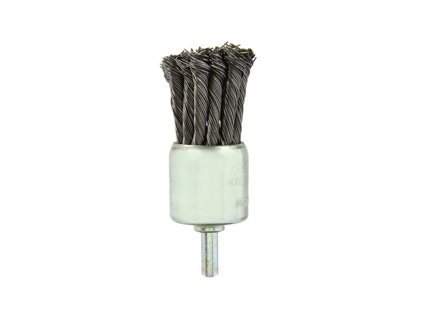 Gedraaide knoop stalen draadeindborstel 28mm voor boormachines 6mm