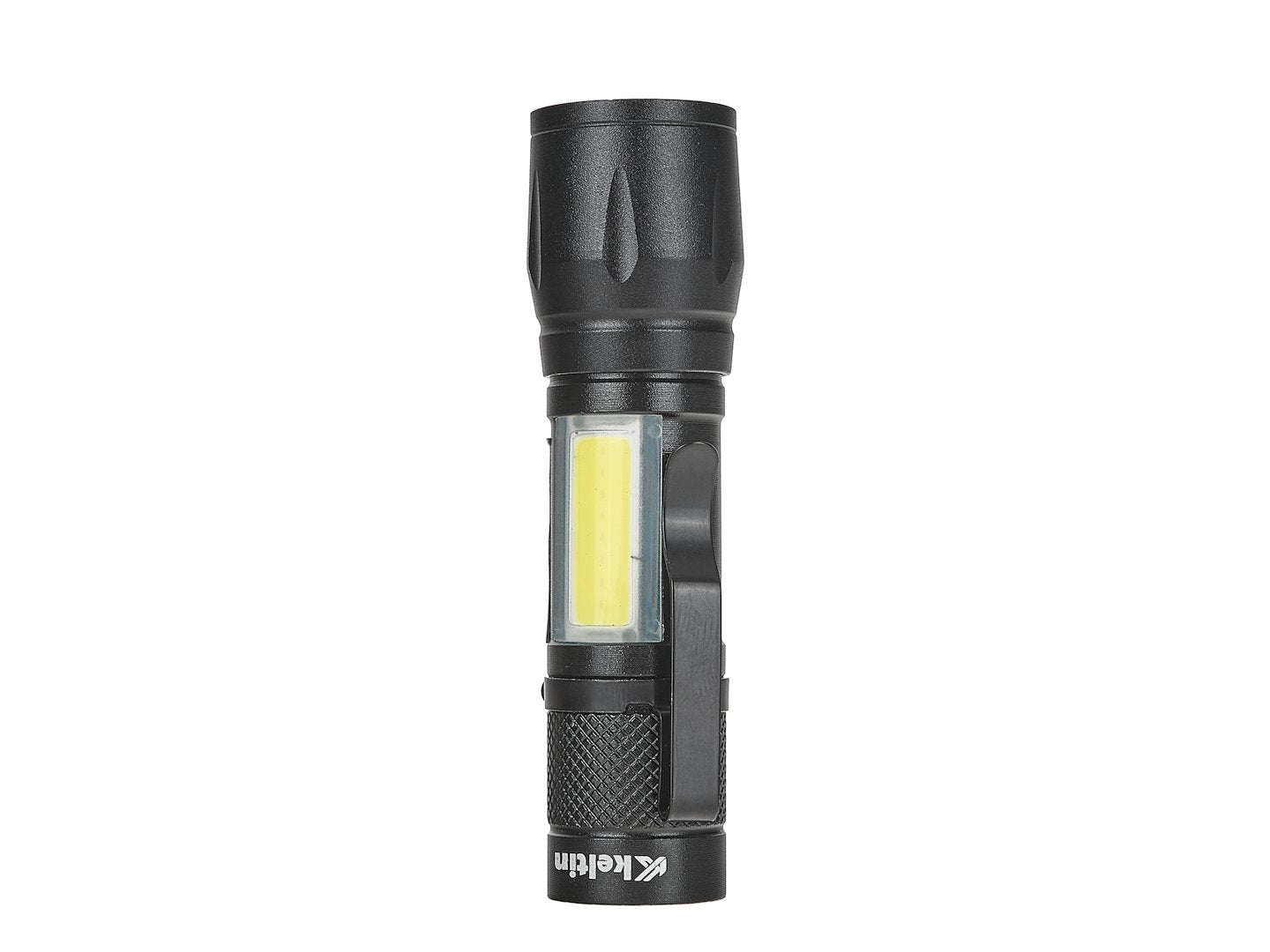 Mini tactische zaklamp LED COB 10W 500mAh 500lm IPX5 – displaydoos