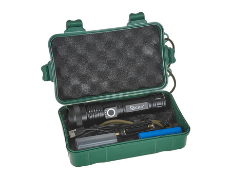 Tactische zaklamp LED XHP50 15W 1800mAh 1500lm IPX3