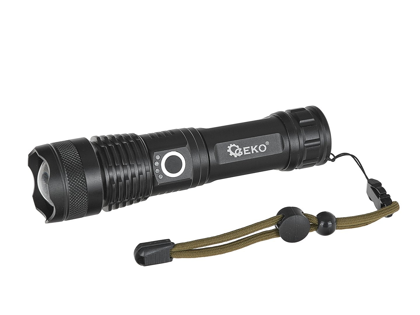 Tactische zaklamp LED XHP50 15W 1800mAh 1500lm IPX3