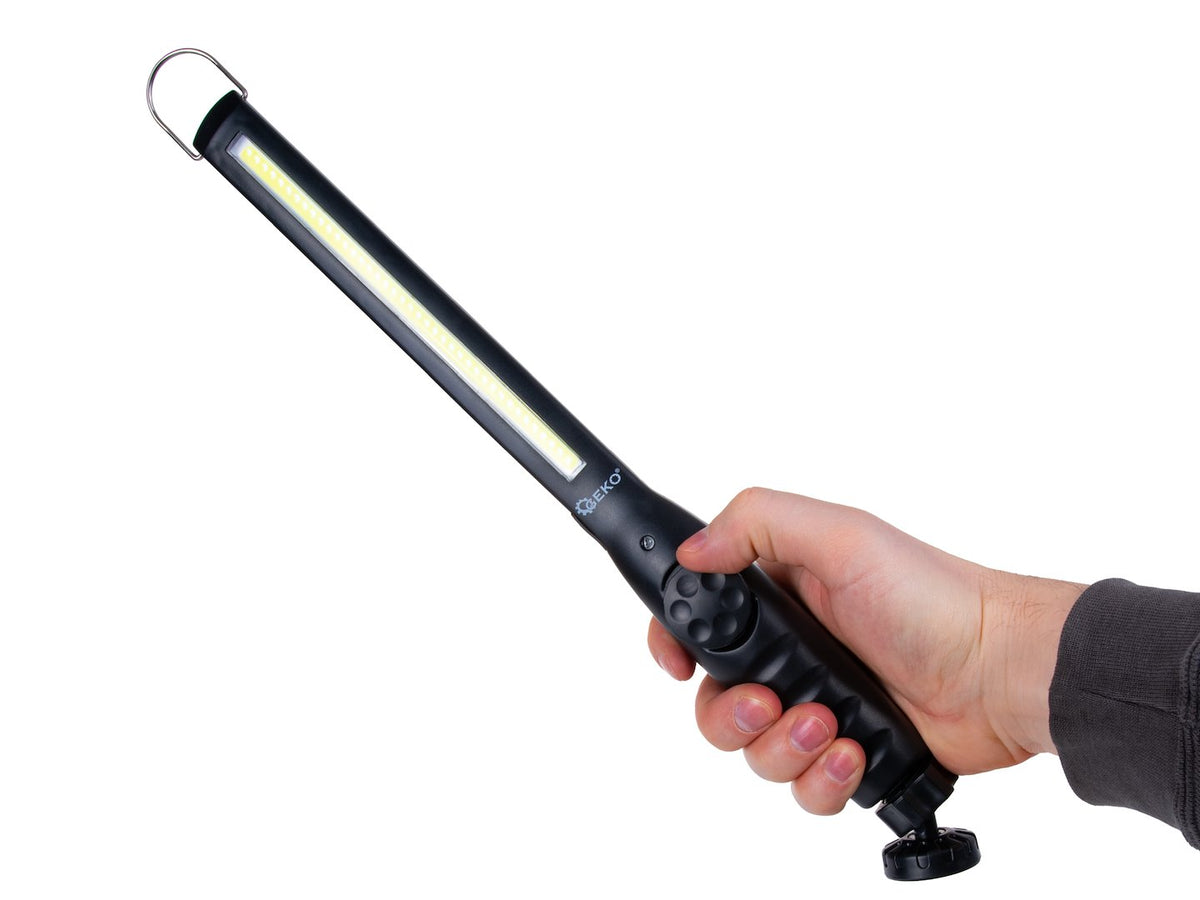 Werkplaatslamp met magneet en lichtregeling LED COB 10W 1800mAh 450lm IP44