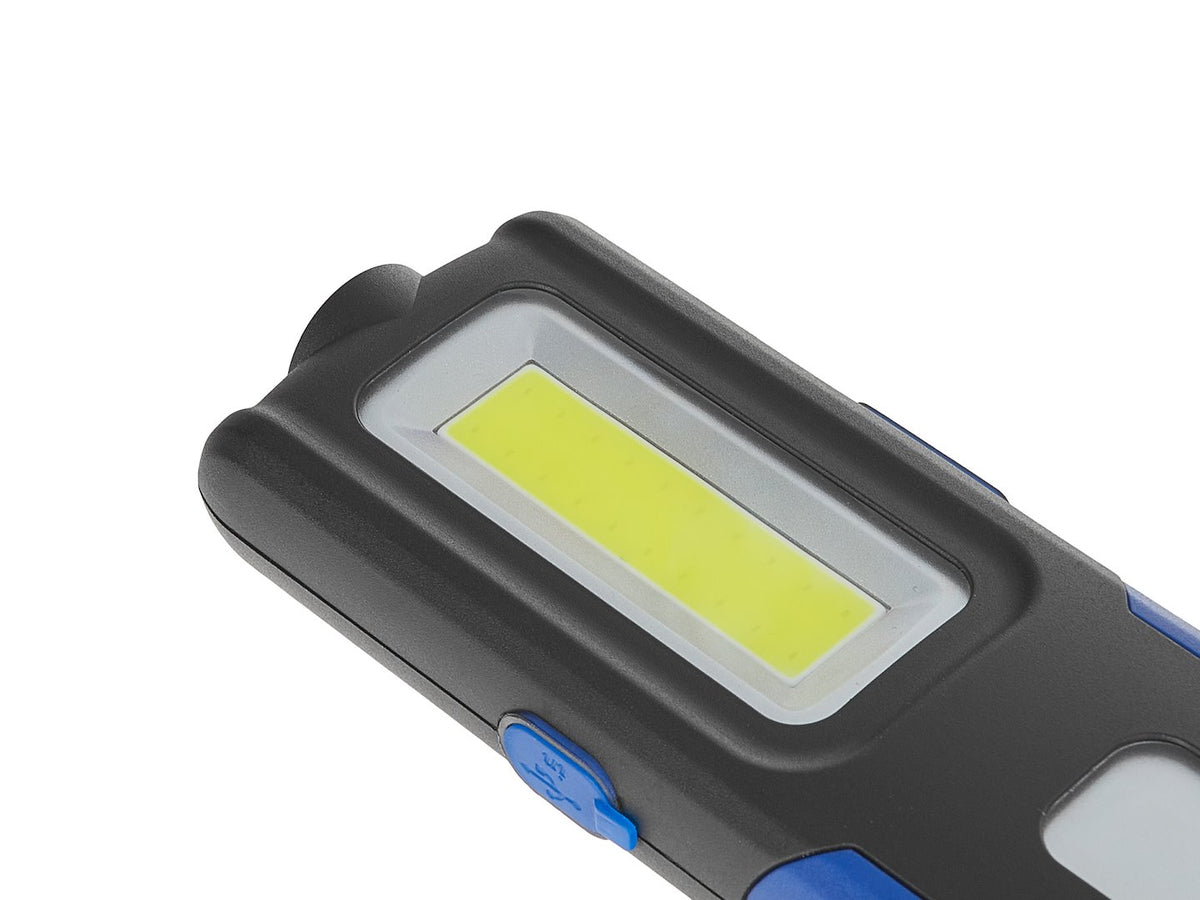 Powerbank werkplaatslamp met magneet en lichtregeling LED COB 5W + 3W 2000mAh 400lm IP44