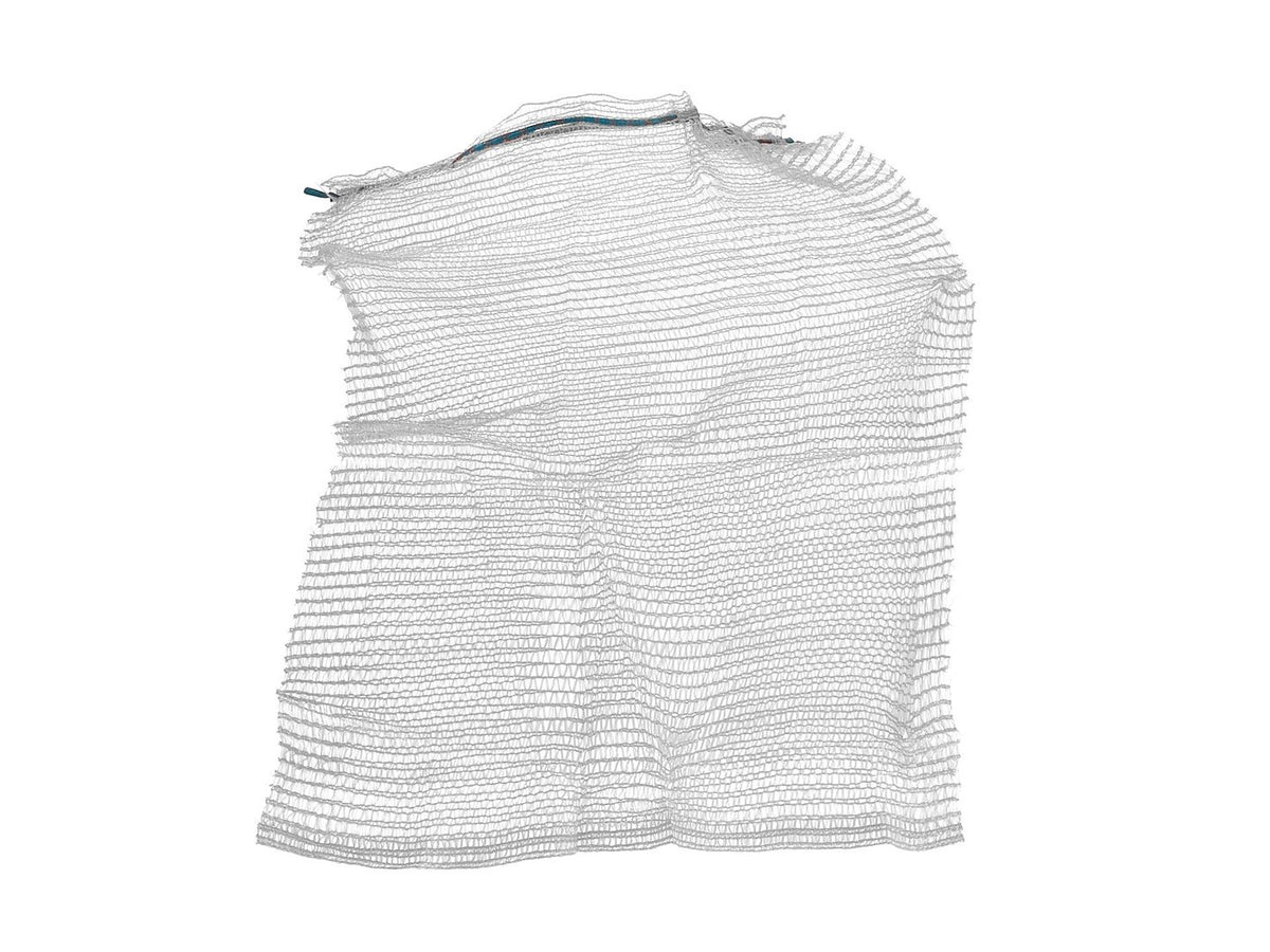 Raschel-zak met trekkoord 42x60cm 15kg /Wit