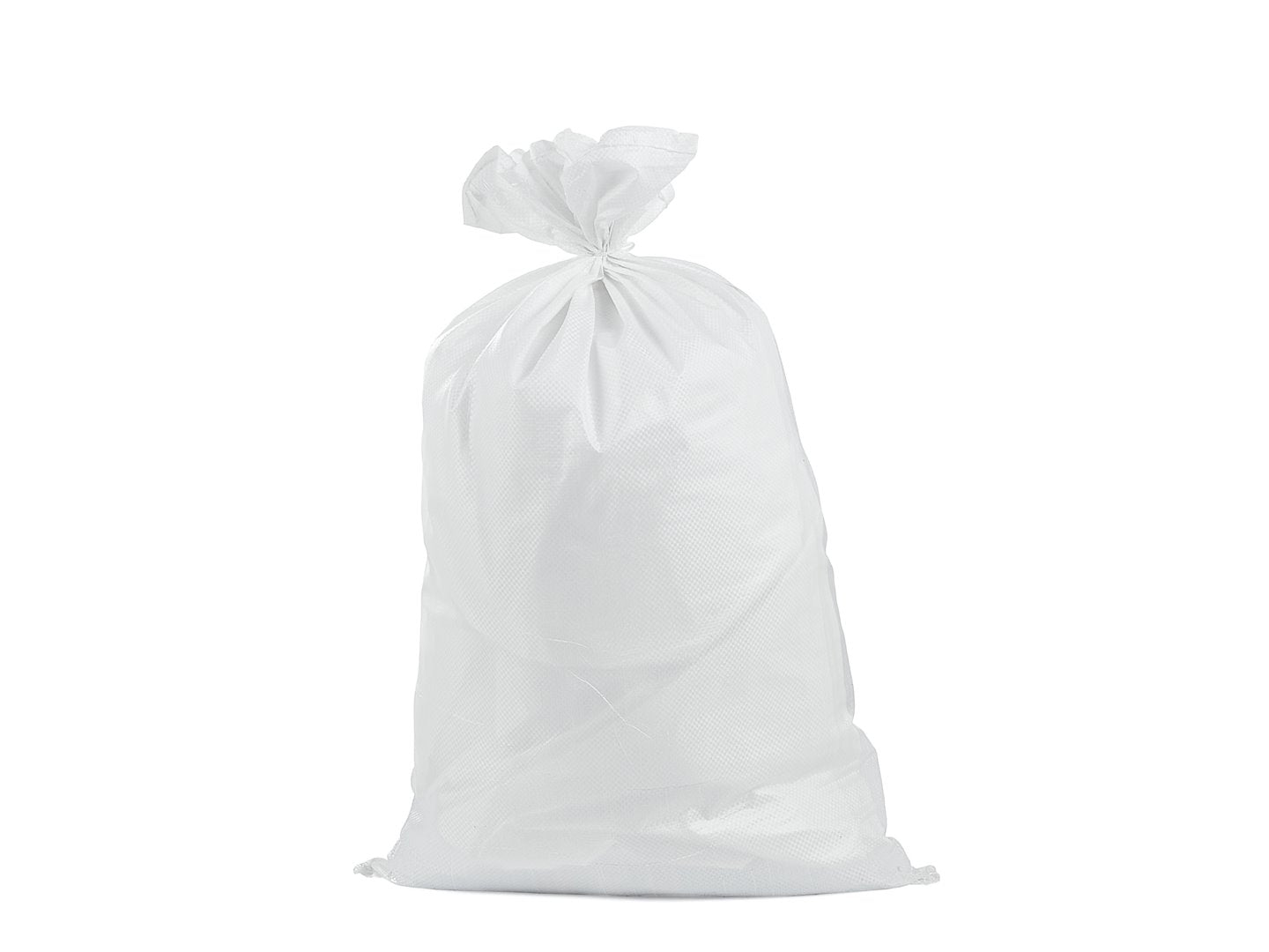 Geweven polypropyleen zak 65x105cm 50kg /Wit