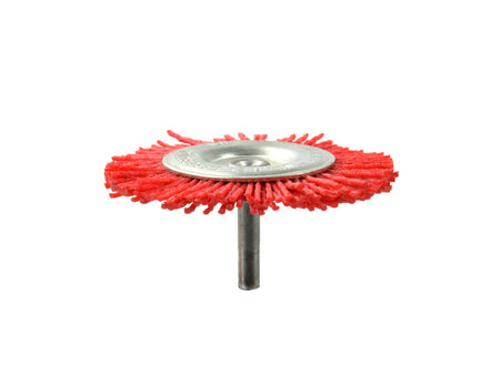 Nylon filamentschijfborstel 75mm voor boormachines 6mm