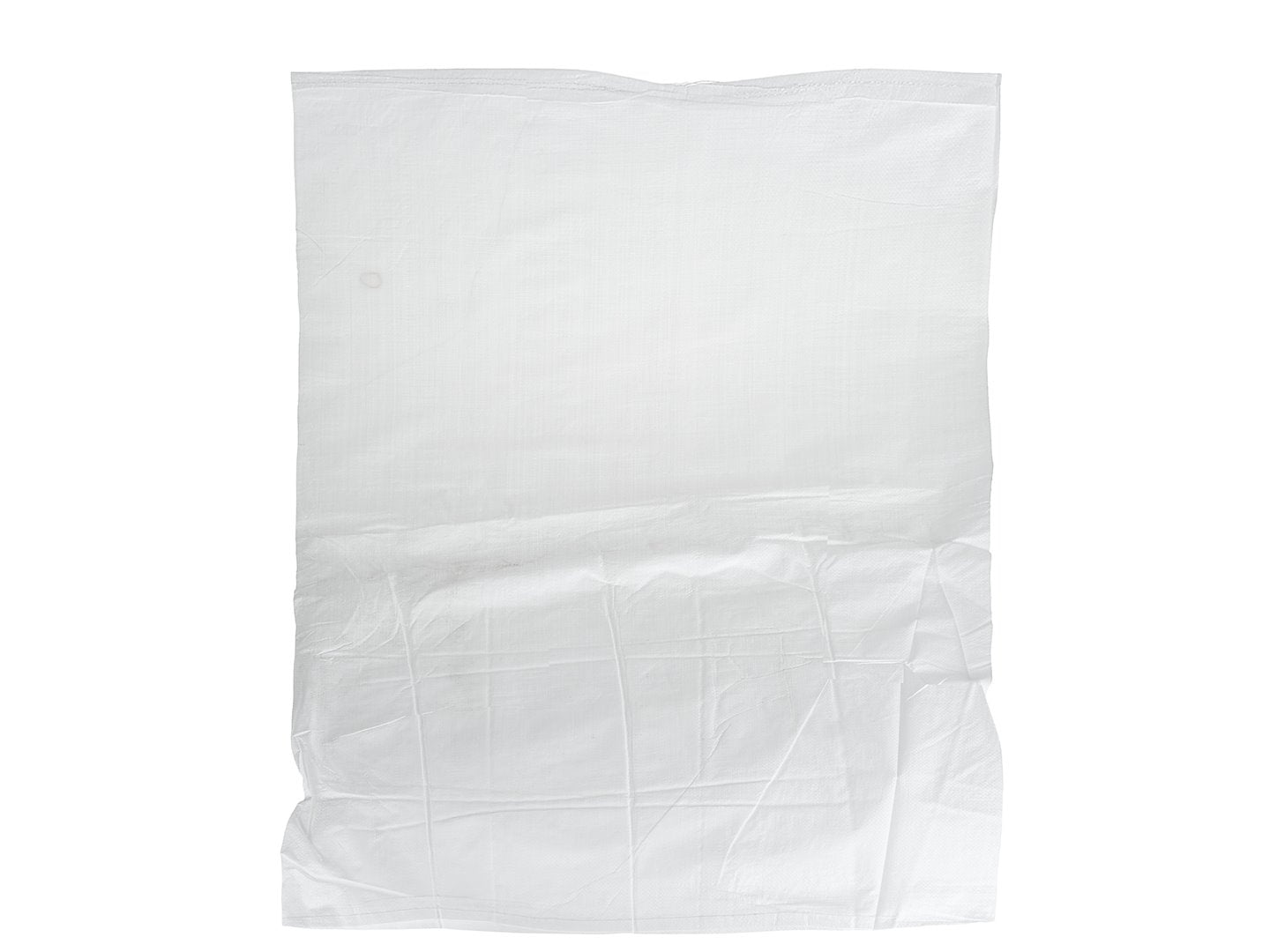 Geweven polypropyleen zak 80x125cm 80kg /Wit