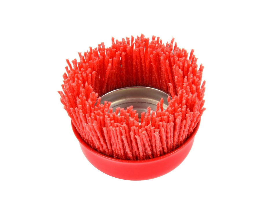 Nylon filament kopborstel 75mm M14