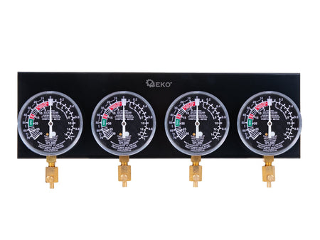 26-delige synchroon carburateurtester met 4 manometers set