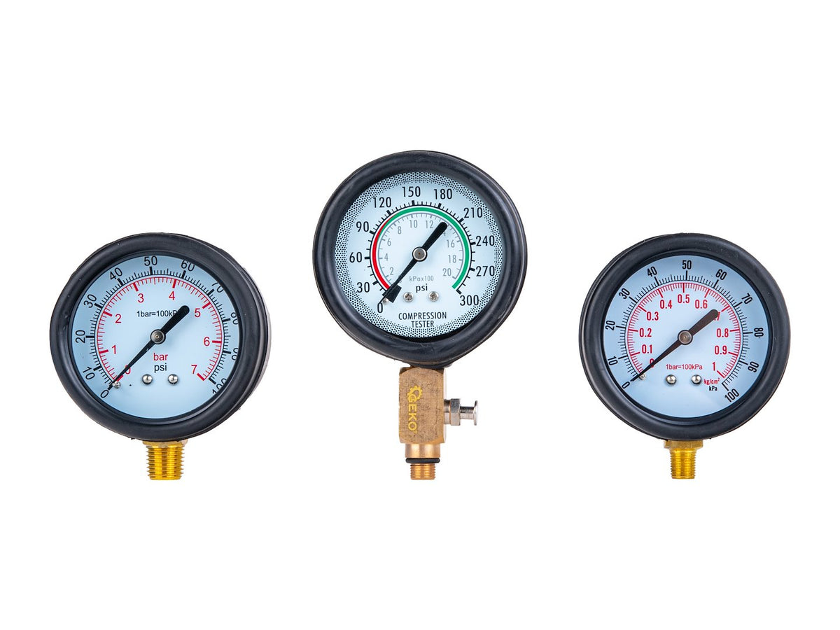 Motorfiets compressie- & brandstofdruktester