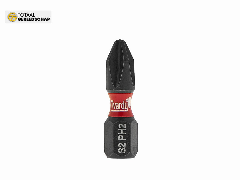 Impact screwdriver bit PH2 25mm S2