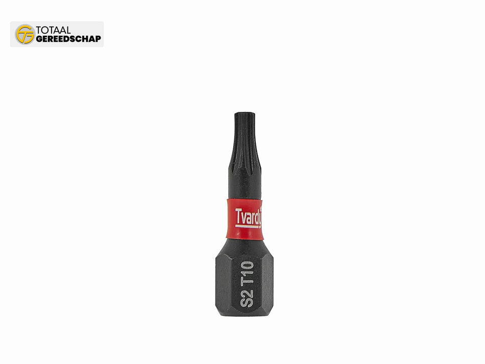 Impact screwdriver bit T10 25mm S2