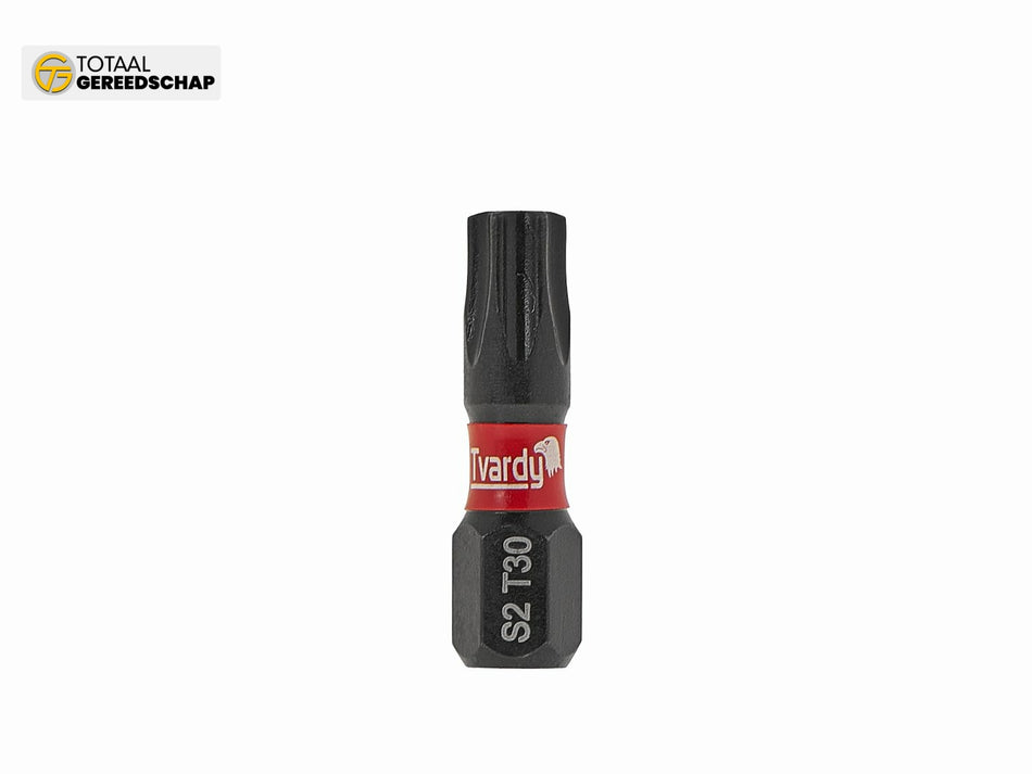 Impact screwdriver bit T30 25mm S2