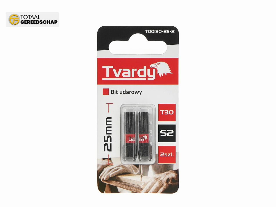 Impact screwdriver bit T30 25mm S2