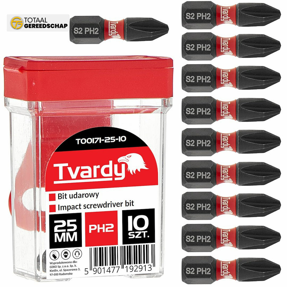 Impact screwdriver bit PH2 25mm S2 – box