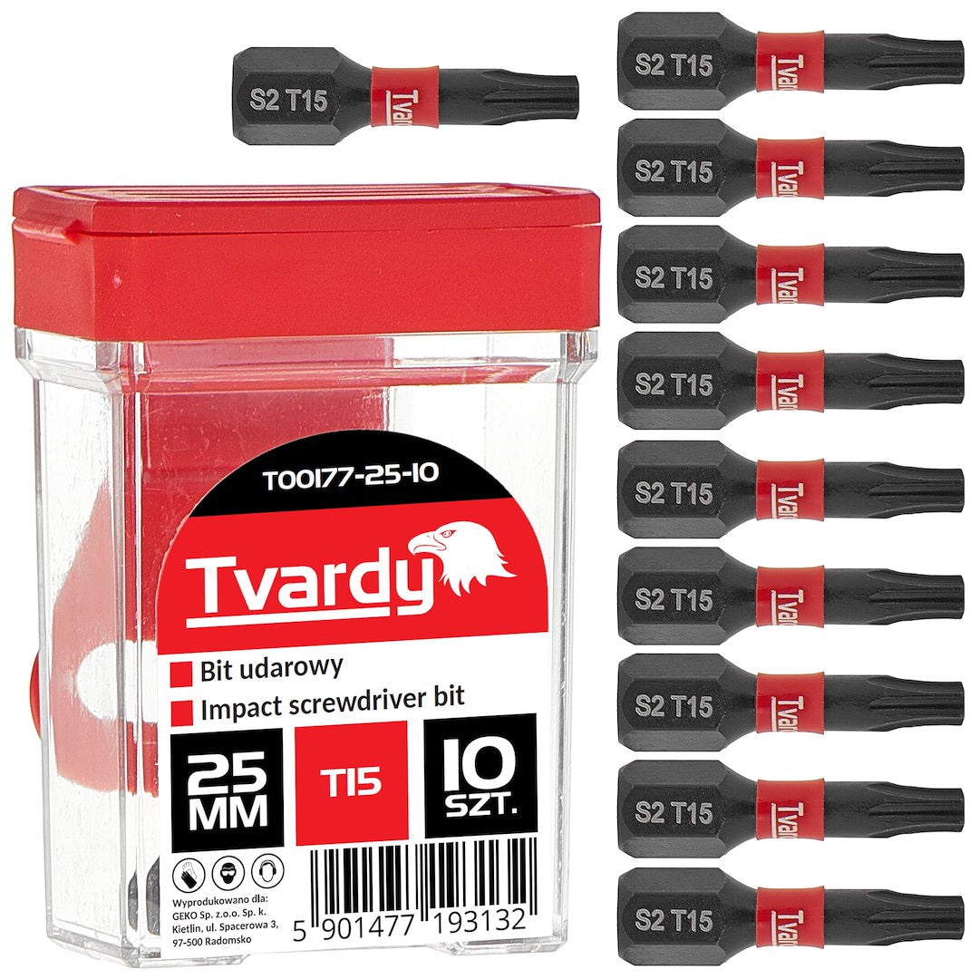 Slagbits schroevendraaier T15 25mm S2 – doos