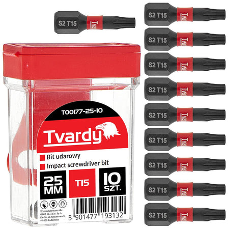 Slagbits schroevendraaier T15 25mm S2 – doos