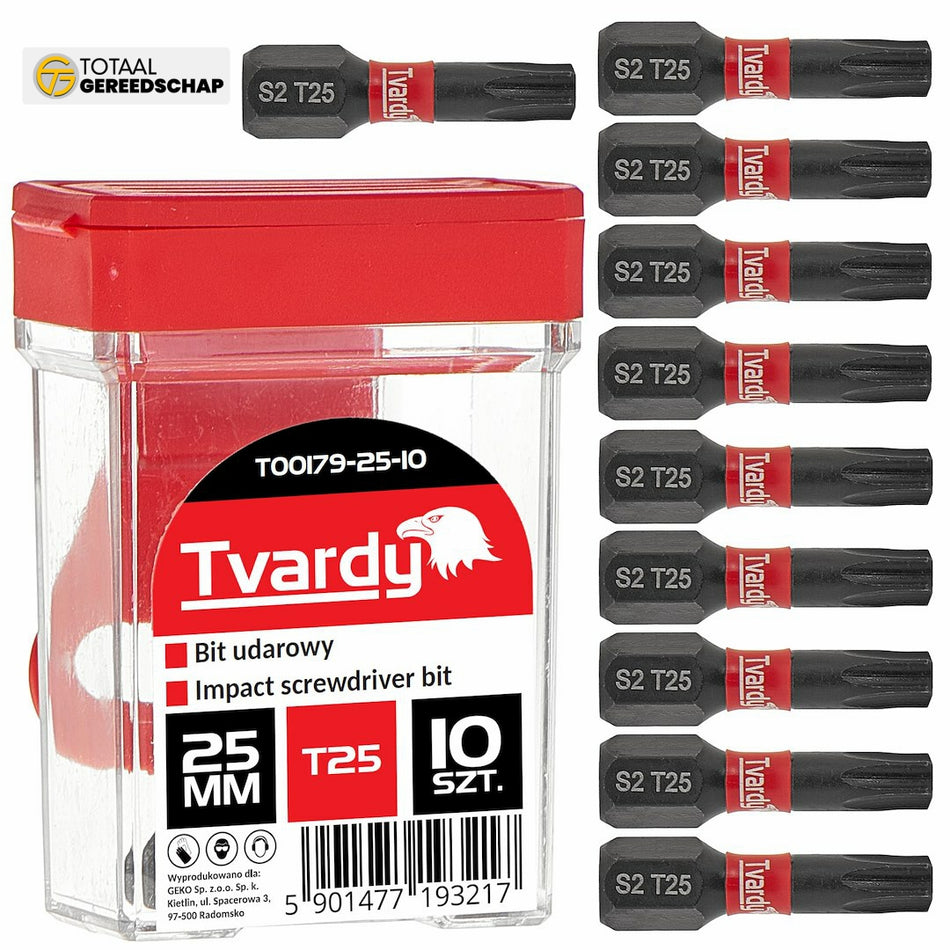 Impact screwdriver bit T25 25mm S2 – box