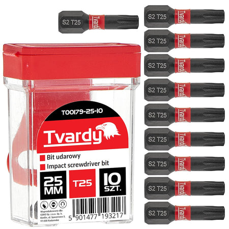 Slagbits schroevendraaier T25 25mm S2 – doos