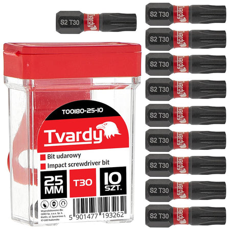 Slagbits schroevendraaier T30 25mm S2 – doos
