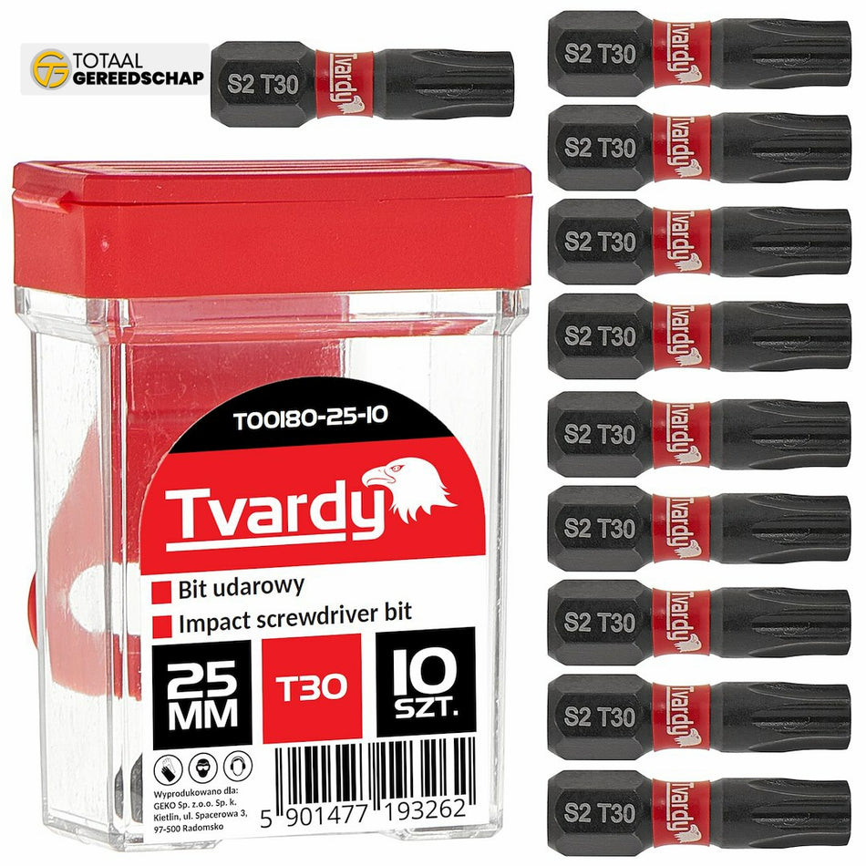 Impact screwdriver bit T30 25mm S2 – box