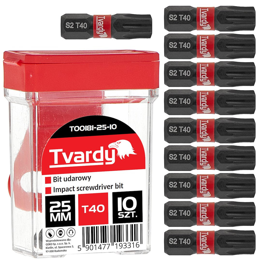 Slagbits schroevendraaier T40 25mm S2 – doos