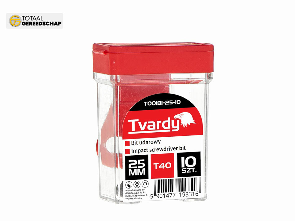 Impact screwdriver bit T40 25mm S2 – box