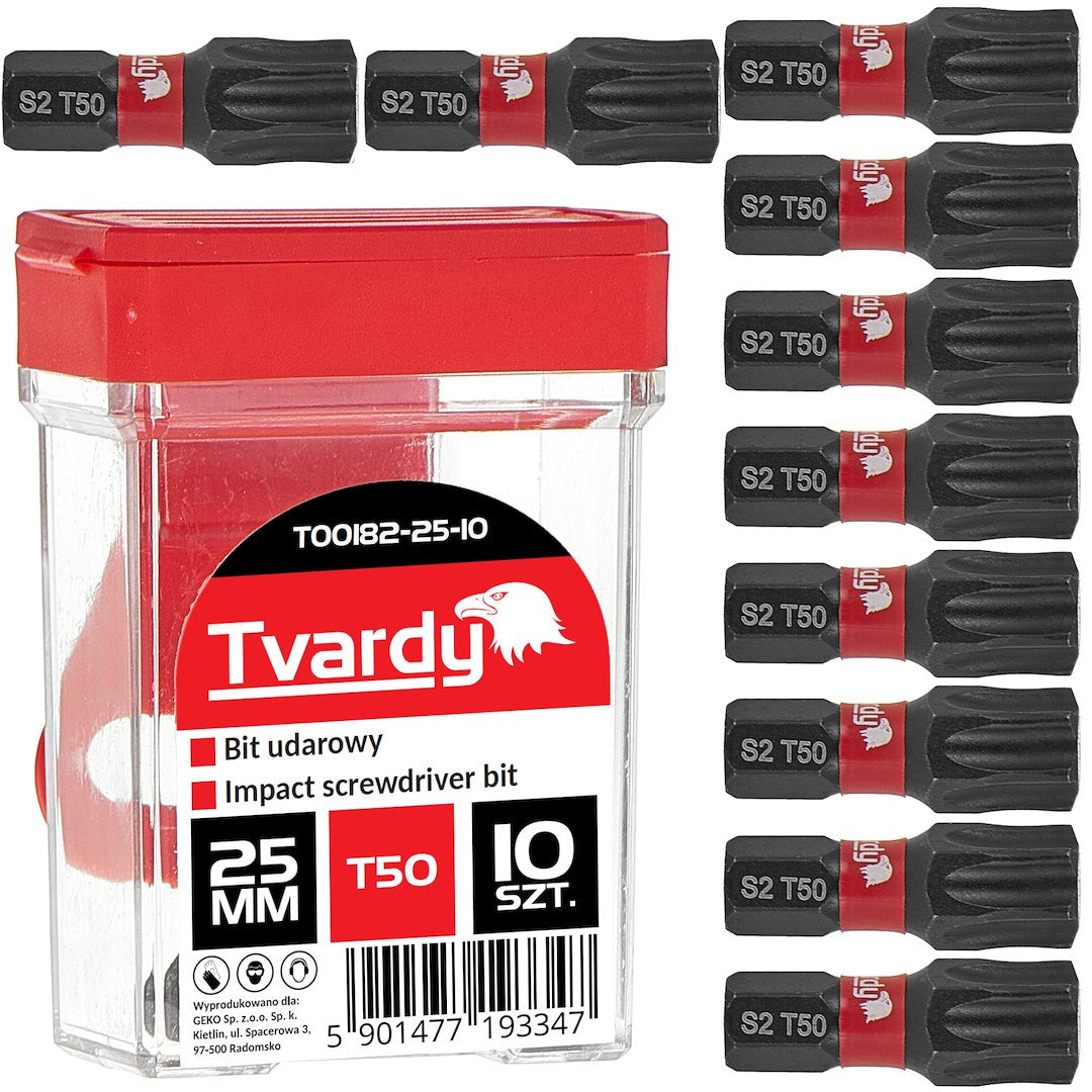 Slagbits schroevendraaier T50 25mm S2 – doos