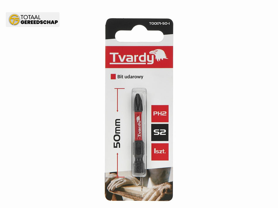 Impact screwdriver bit PH2 50mm S2