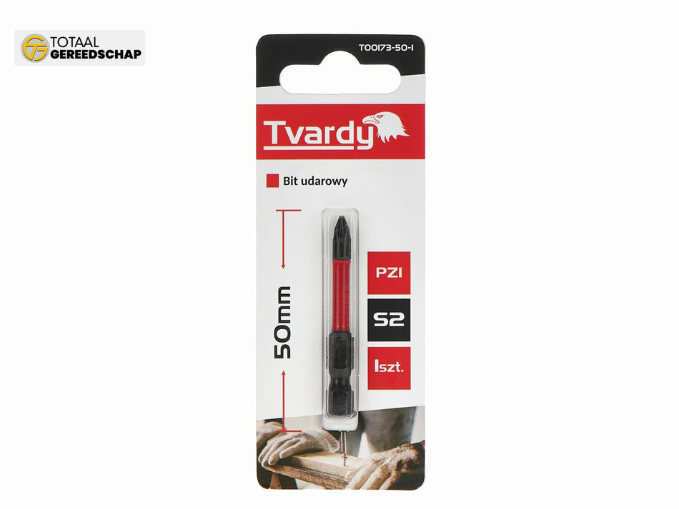 Impact screwdriver bit PZ1 50mm S2