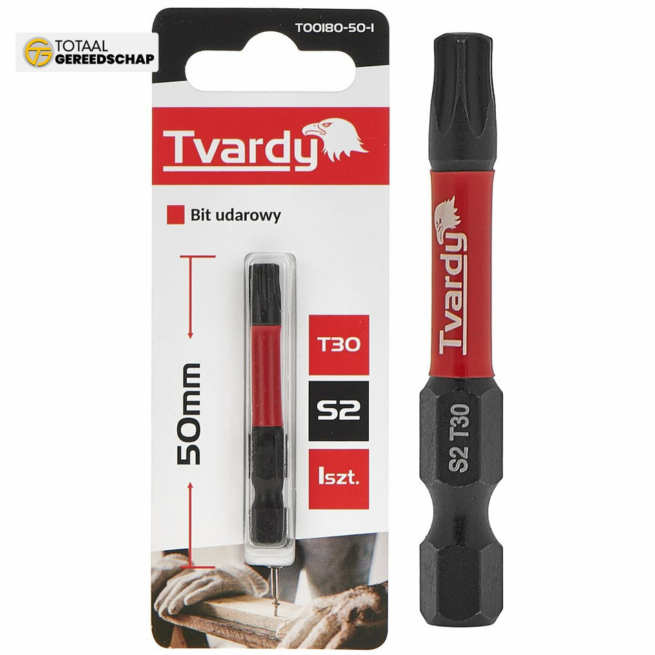 Impact screwdriver bit T30 50mm S2