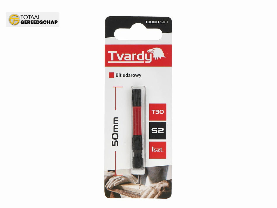 Impact screwdriver bit T30 50mm S2