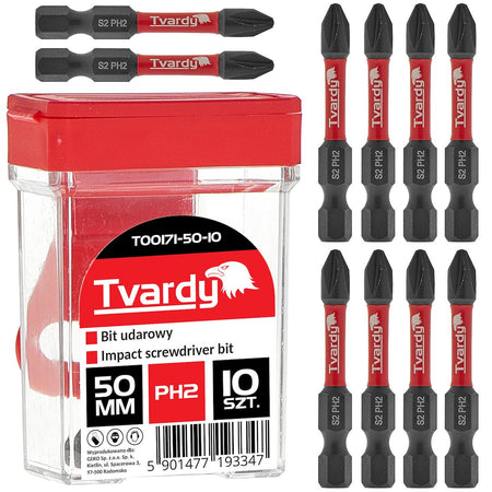 Slagbits schroevendraaier PH2 50mm S2 – doos