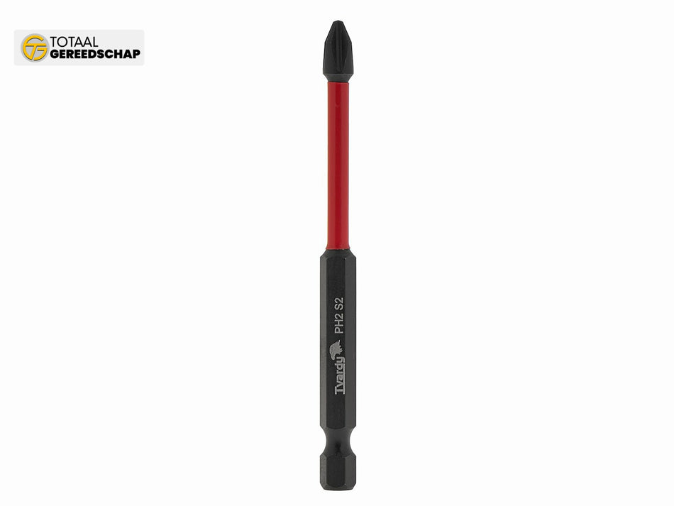 Impact screwdriver bit PH2 90mm S2