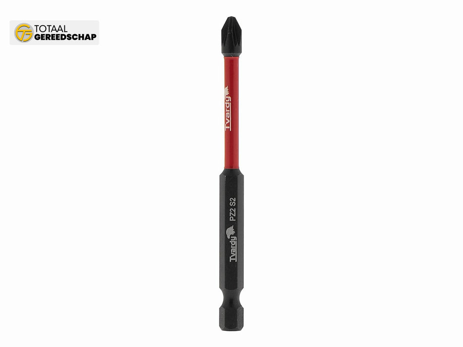 Impact screwdriver bit PZ2 90mm S2