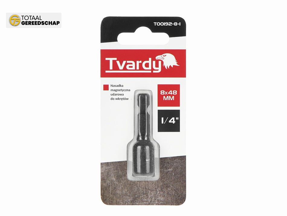 1/4" impact magnetic socket nut screwdriver 8mm x 48mm