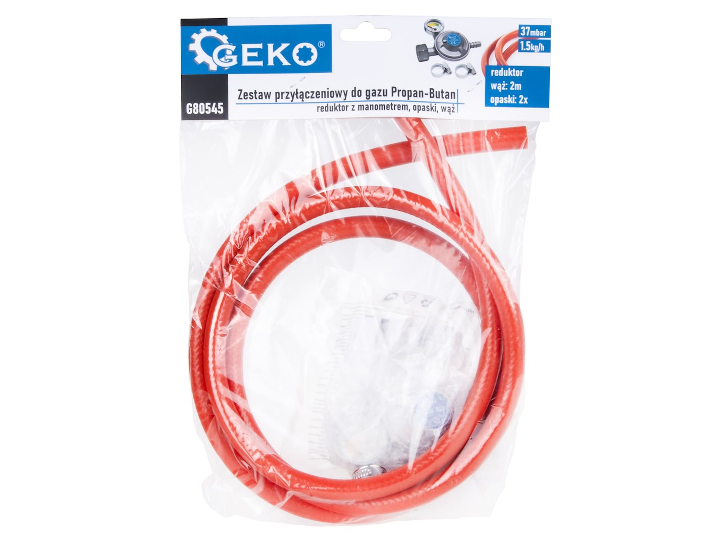 Propaan-butaan gasdrukregelaar 37 mbar 1,5 kg/u