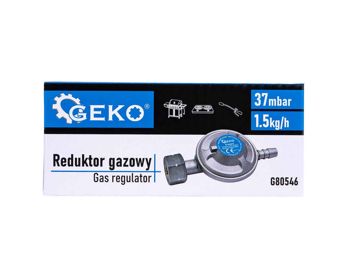Haakse propaan-butaan gasdrukregelaar 37 mbar 1,5 kg/u