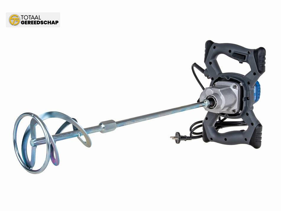 1200W elektrische verf- en mortelmenger met extra mengstaaf